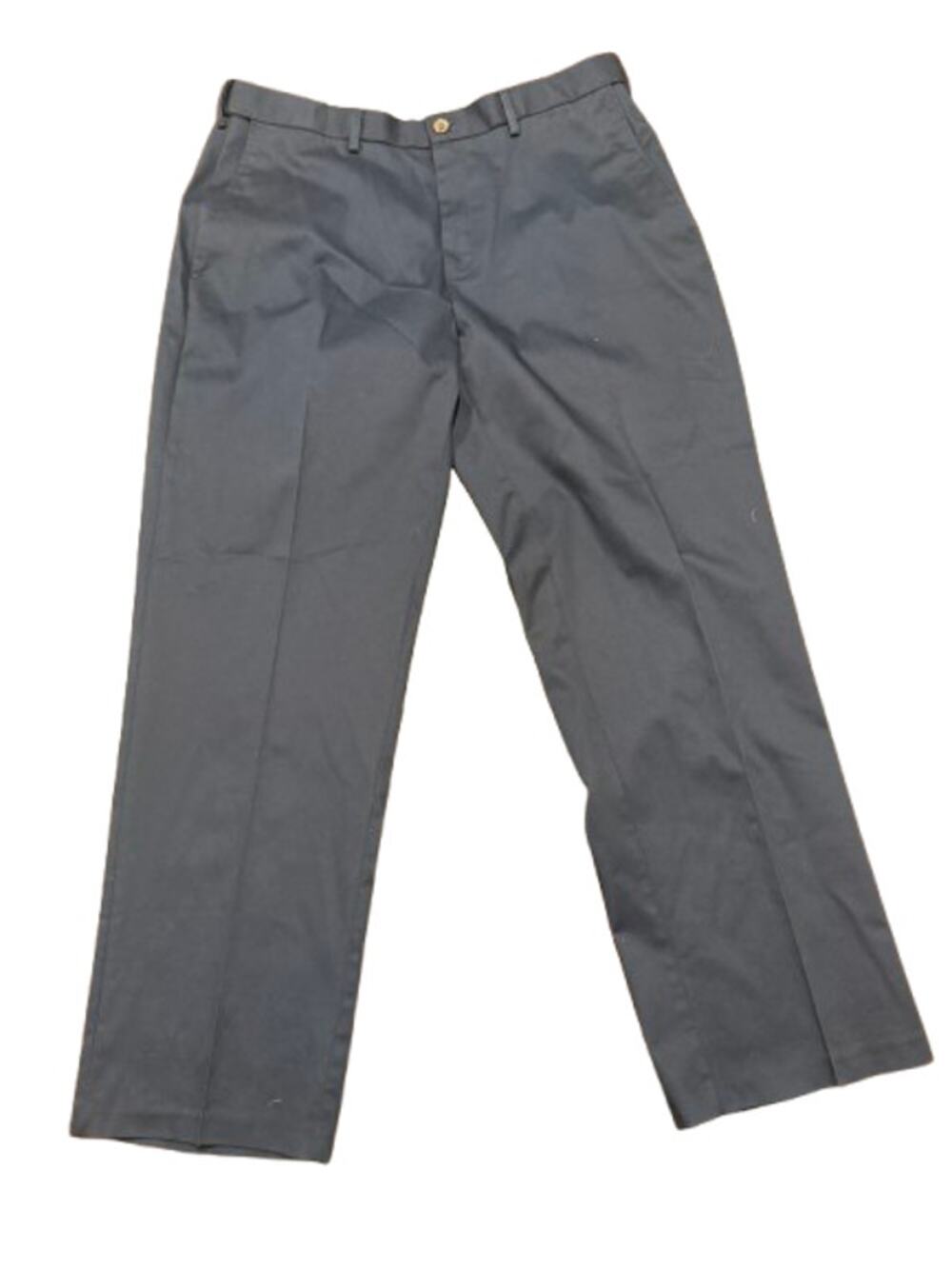 Haggar Men's Navy Blue Premium No Iron Khaki Pants Classic Fit Size 36x30